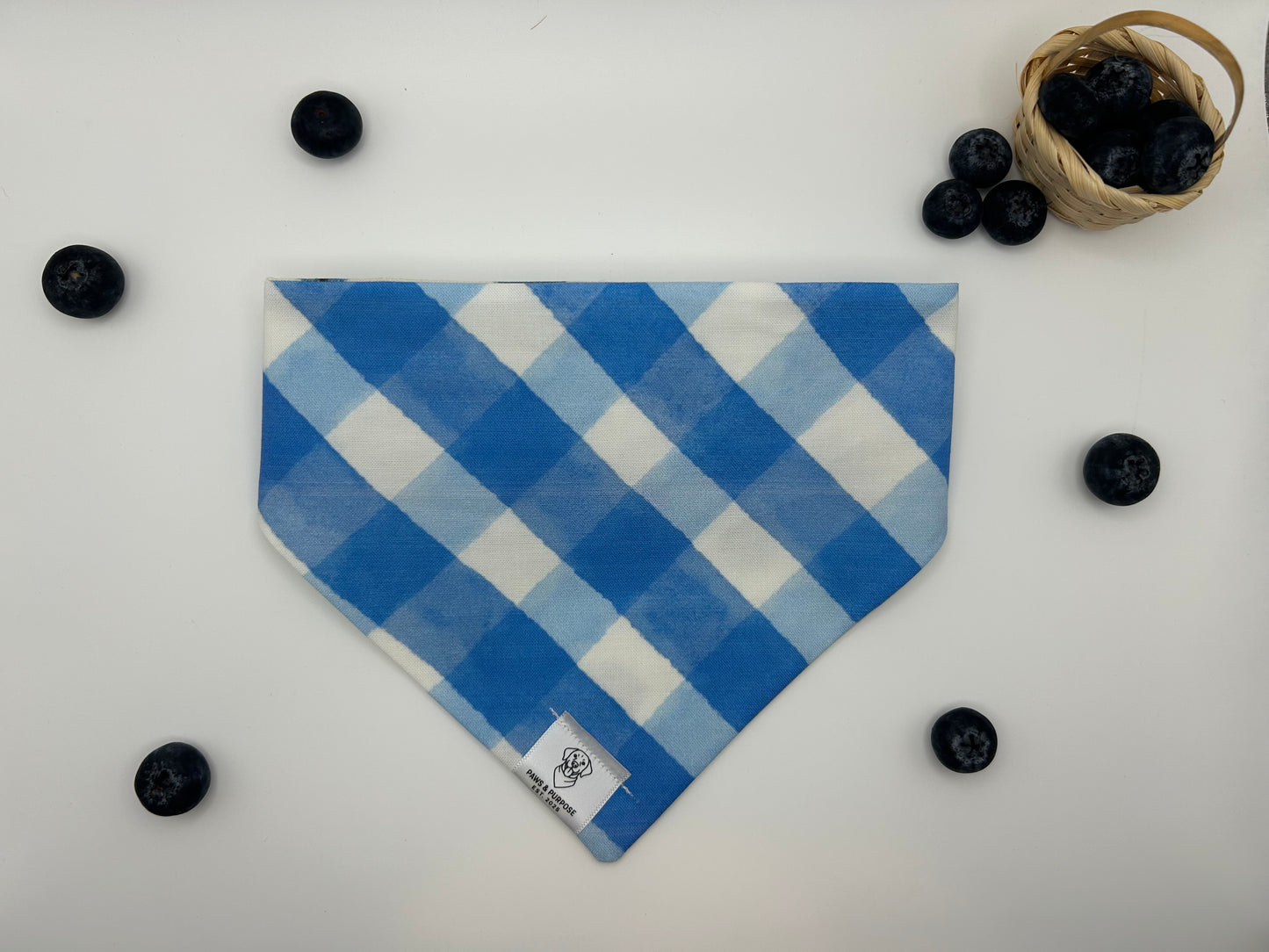 Blueberry Picnic Bandana
