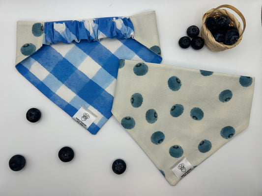 Blueberry Picnic Bandana