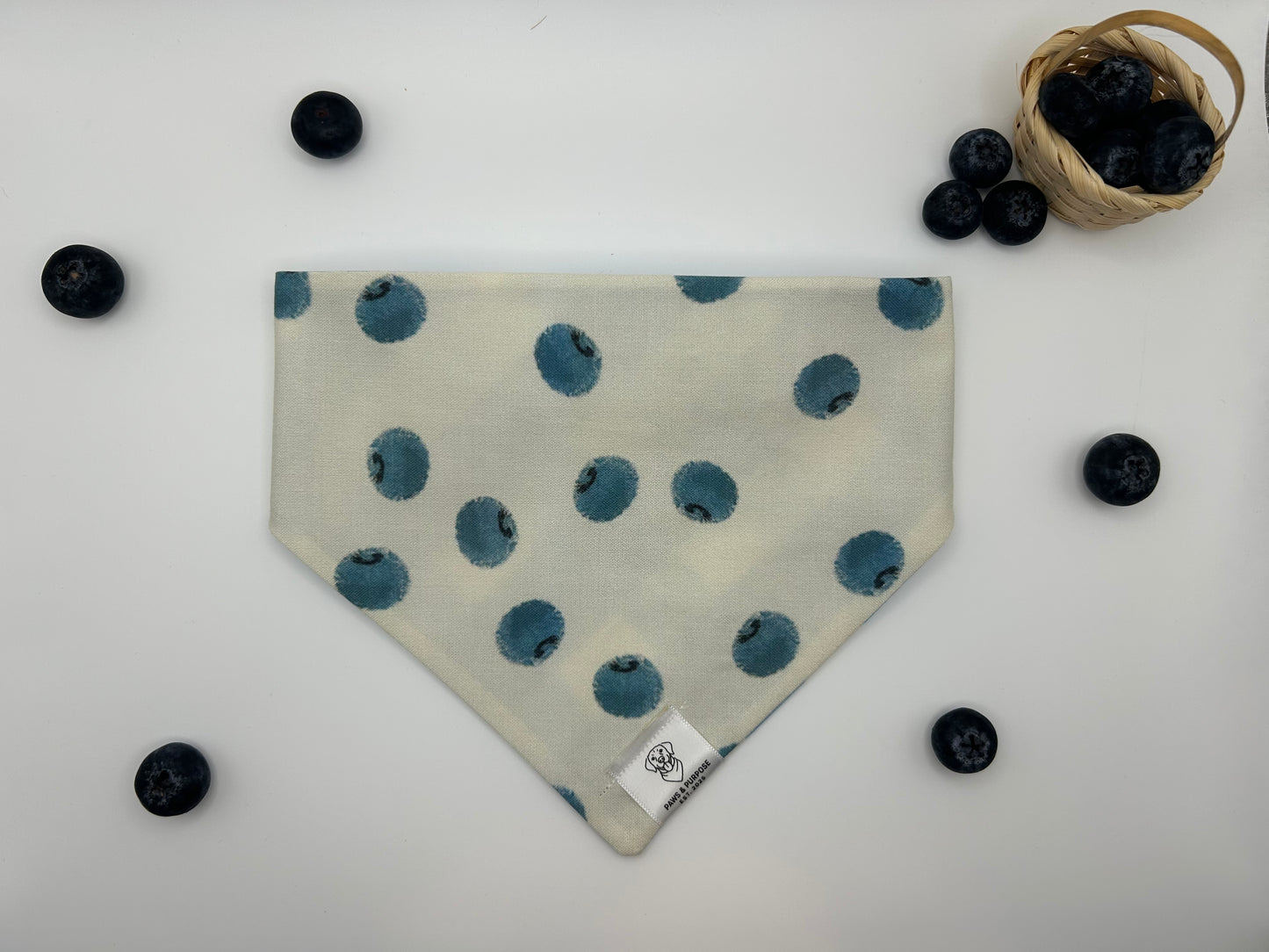 Blueberry Picnic Bandana