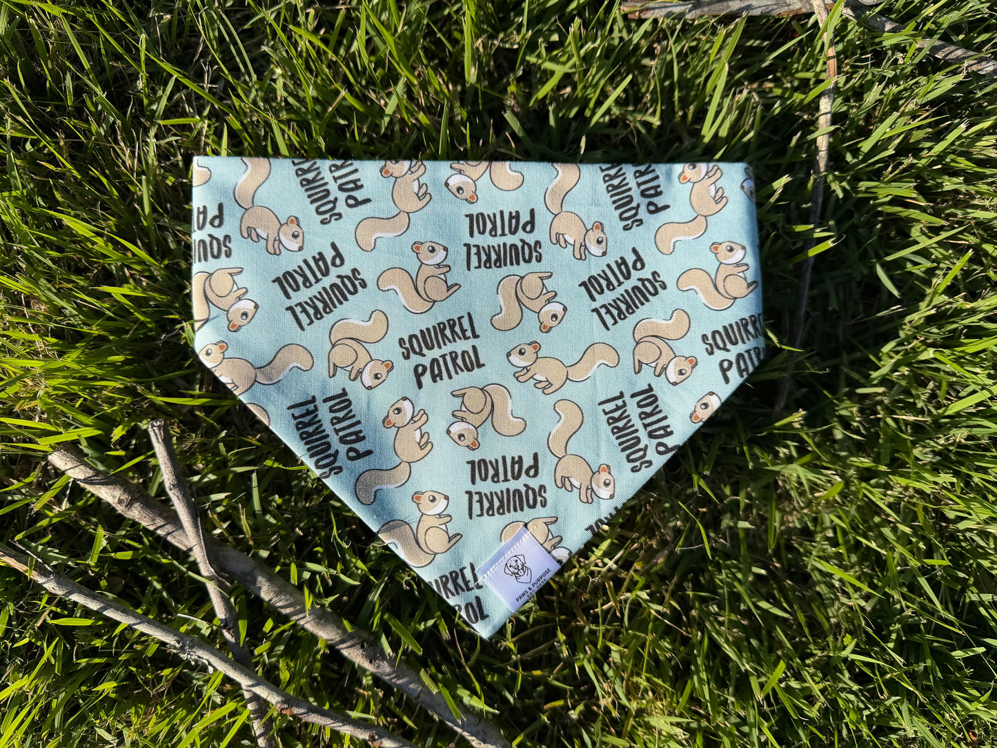 Squirrel Patrol Bandana