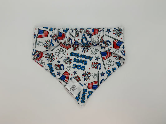 Dog Bless America Cool Quickdry Bandana