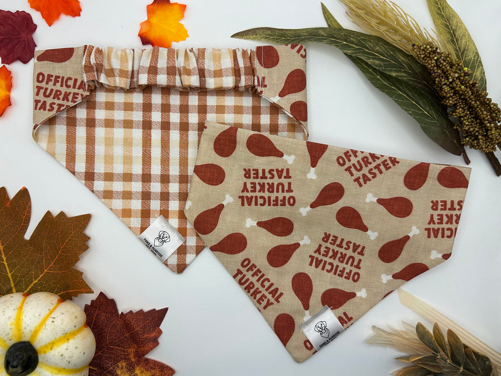 Official Turkey Taster/Gingham Bandana