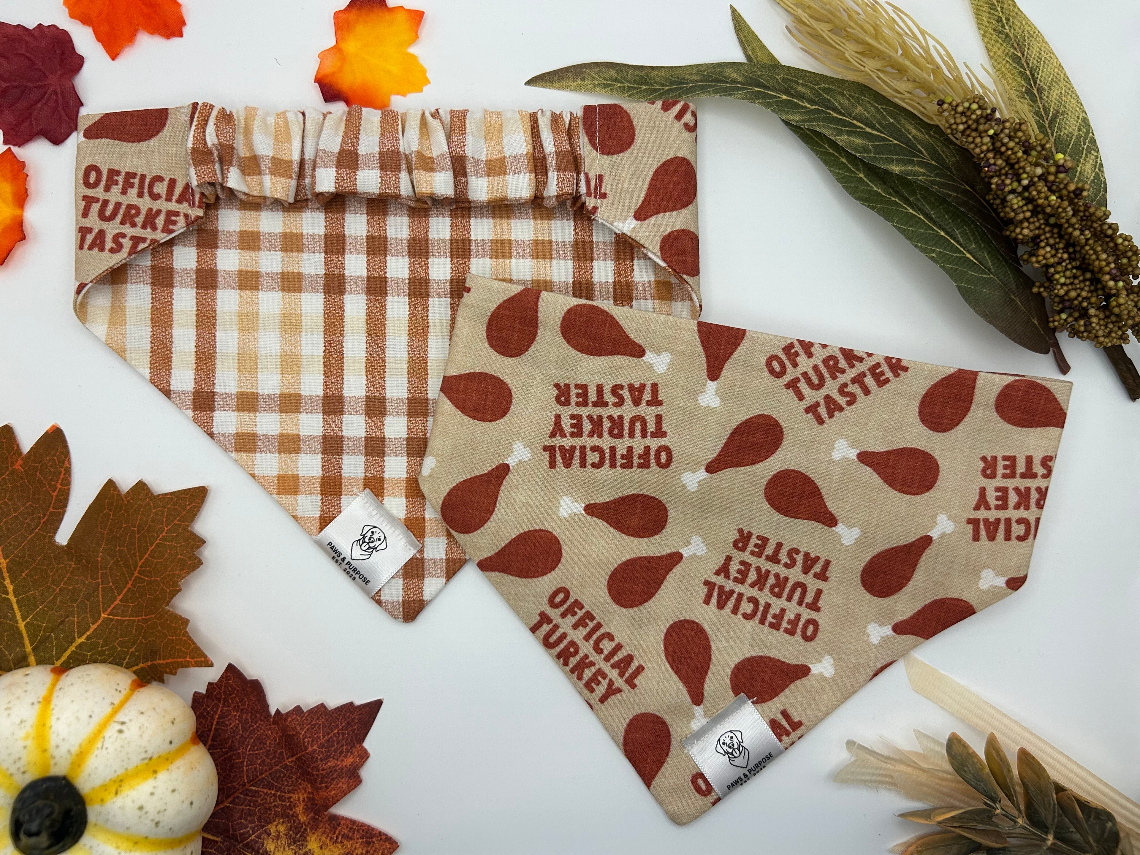 Official Turkey Taster/Gingham Bandana