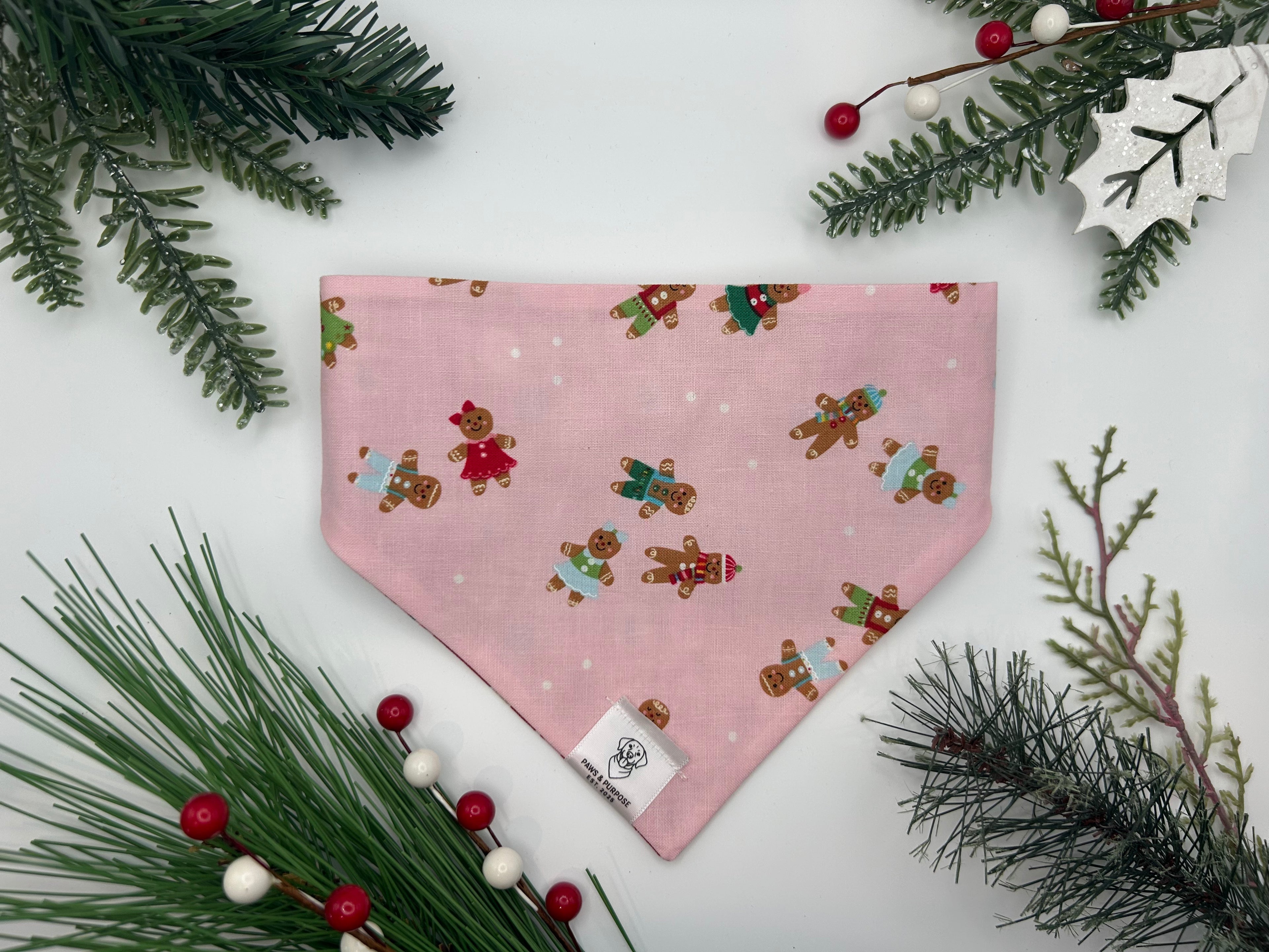 Hot Cocoa Mugs/Gingerbread Bandana